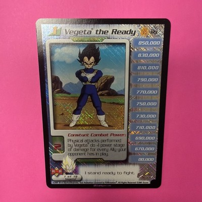 Dragon Ball Z DBZ CCG SCORE Vegeta the Ready Rare Foil #121 Androids Saga | LP