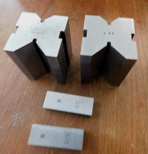 vintage The Lufkin Rule Co, #905  bending die set  w 2 12.5 blocks 4 pcs.