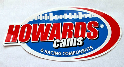 Howards Cams Racing Decal Sticker NHRA Stock Hot Rod Car Garage Large 9x4