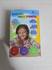 Math Fact Fidget Spinners 9 Pcs Multi-Color