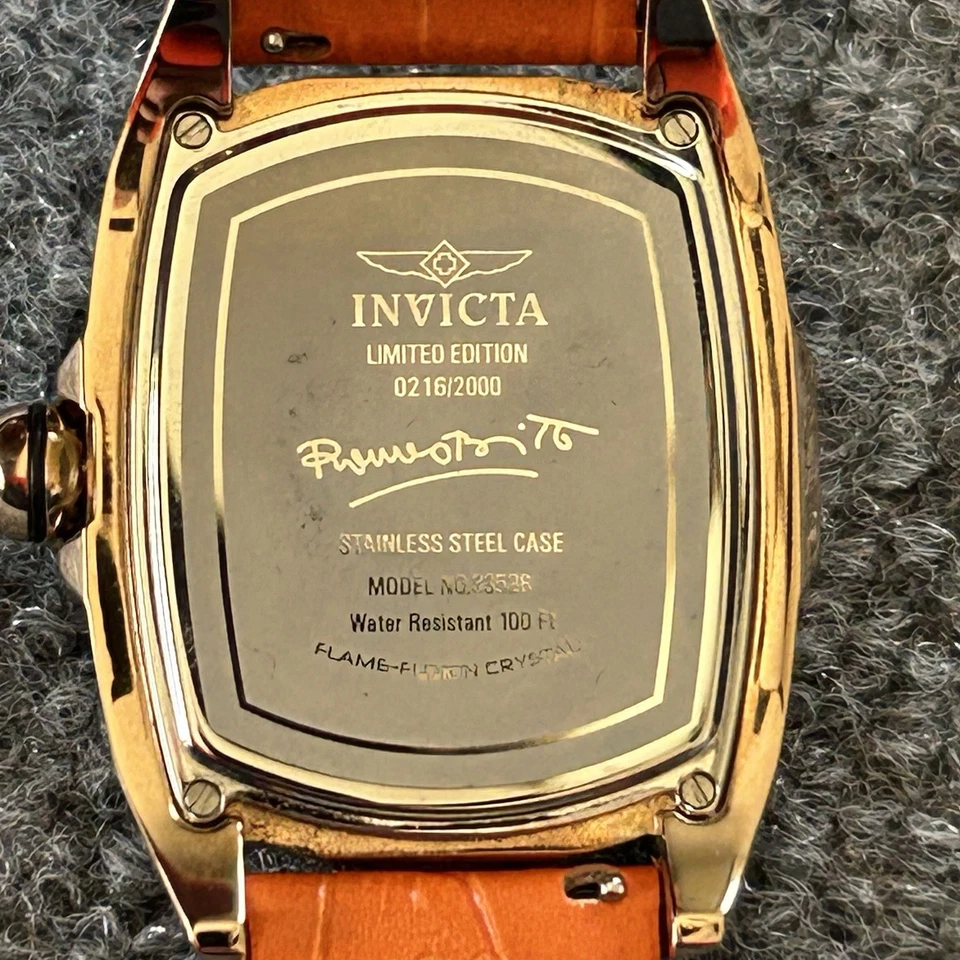 Britto Invicta Watch Romero Limited Numbered 216/2000 New Battery - Image 4 of 4