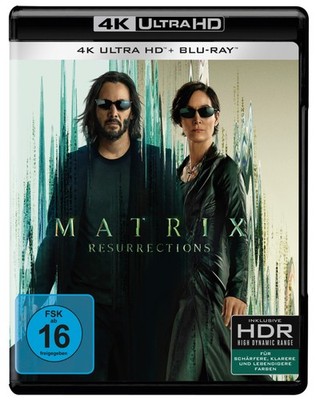 Matrix Resurrections 4K, 2 UHD Blu-ray | Blu-ray | deutsch | 2022
