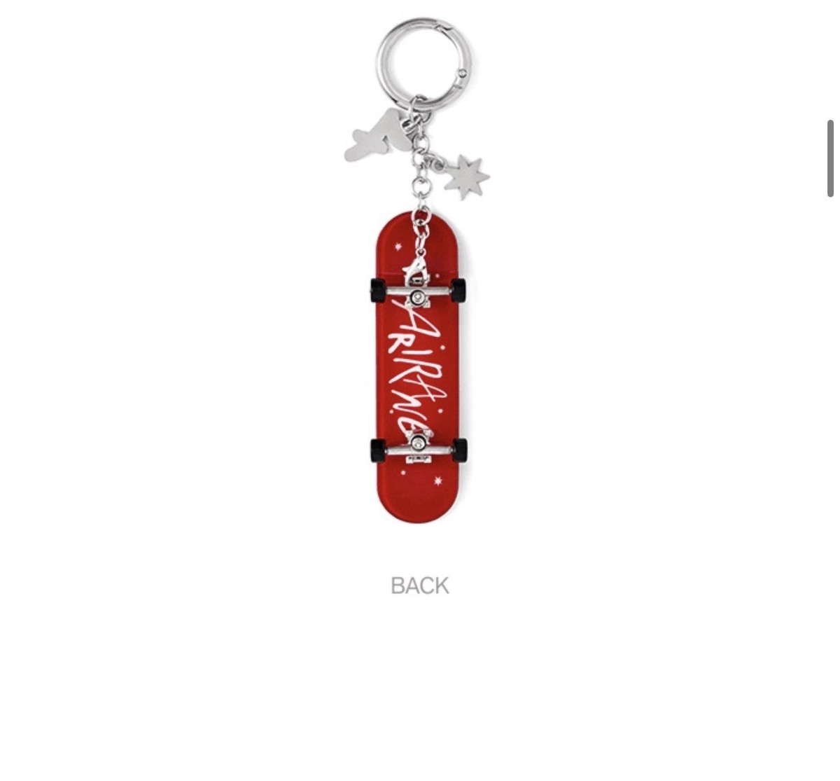 新品未開封BTS、ARIRANG]Mini Skateboard Keyring BTS ARIRANG MINI SKATEBOARD RED KEYRING KEYCHAIN TOUR MERCH