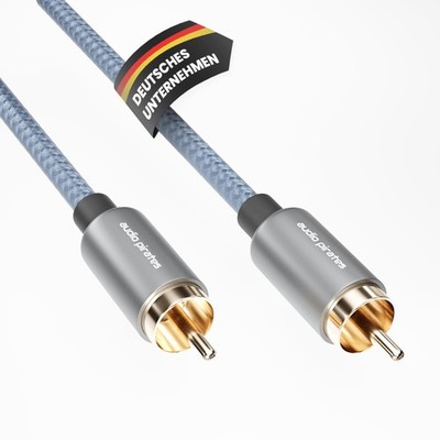 audio pirates  1x1 RCA-Chinch Kabel 24K vergoldete Stecker, OFC PF