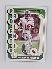 2024 Score Marvin Harrison Jr Protential Rookie #16 RC Arizona Cardinals