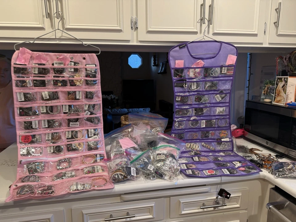 Coleção de joias Paparazzi 580 peças conjunto de joias colar brincos pulseira - Imagem 2 de 4