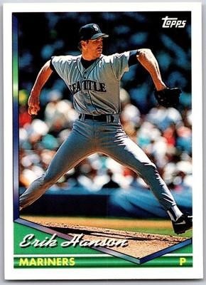 1994 Topps #529 Erik Hanson Seattle Mariners