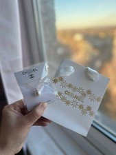 Chanel Beauty Necklace Gold Tone Logo Pearl Pendant , VIP Gift