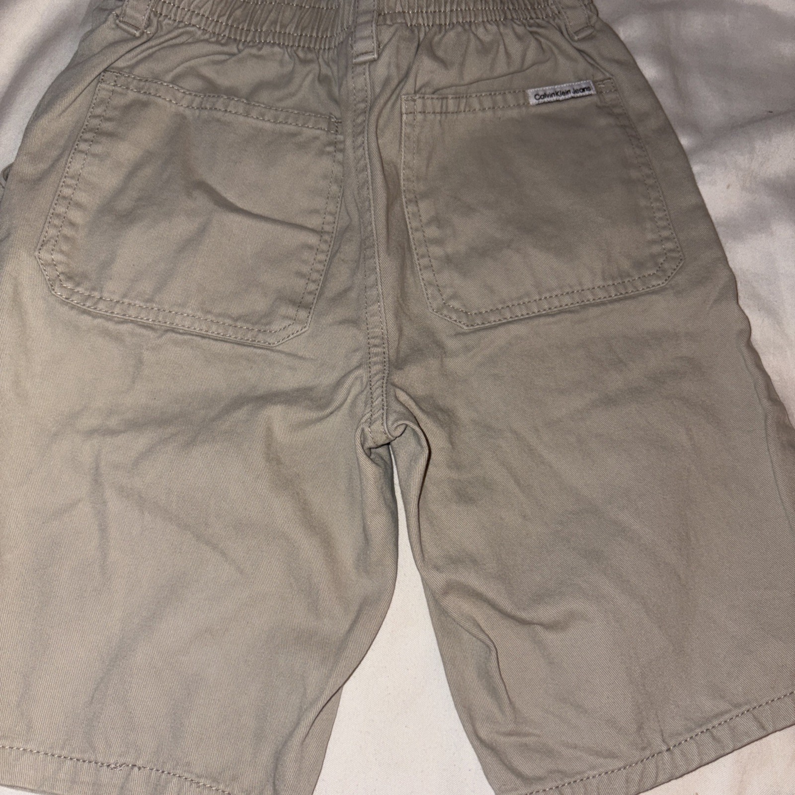 Calvin Klein Size 7 Boys Kakhi Shorts image 5