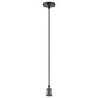 Leuchtendirekt Pendelleuchte Schwarz Max. 60W E27 Lampe Industrie Retro Vintage