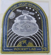 AUTHENTIC ORIGINAL ROCKET LAB ELECTRON MISSION 19 SPACE PATCH            RJG