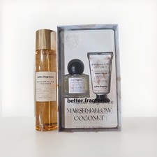 NEW Better Fragrance Marshmallow Coconut Perfume  Hand Cream Set  Body Spray