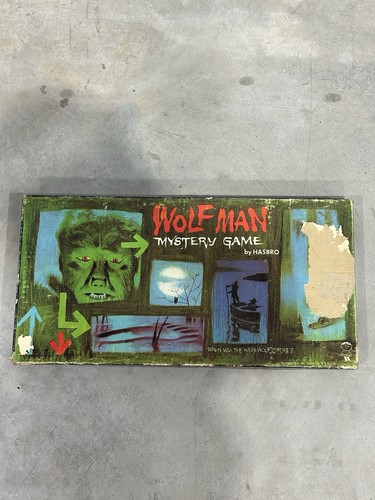1963 "WOLFMAN" Universal Monster HASBRO BOARD GAME Horror