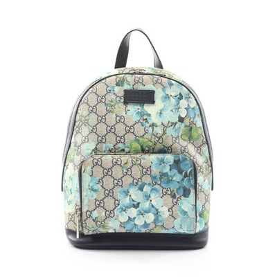 Gucci GG Backpack Beige PVC #RCB14780