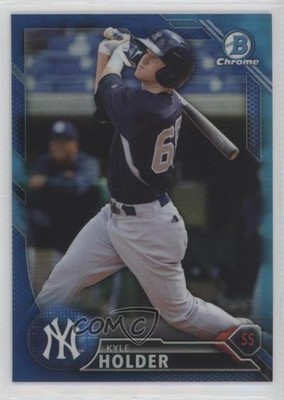 2016 Bowman Chrome Prospects Blue Refractor 55/150 Kyle Holder #BCP83 5qi