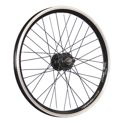 Laufrad 20 Zoll Hinterrad Fahrrad Hohlkammerfelge Disc für Schraubkranz schwarz - Bild 1 von 4