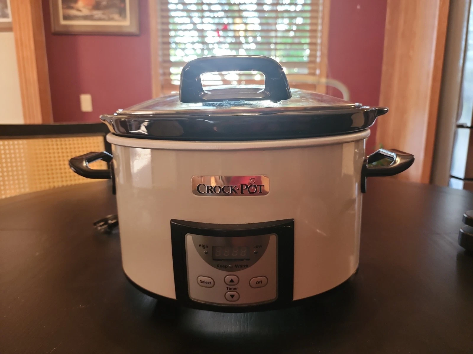 Crock-Pot 4-Quart Digital Countdown Slow Cooker, Tan