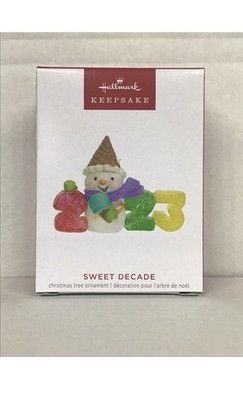 SWEET DECADE ~ 4th IN SERIES ~ 2023 Hallmark Keepsake Ornament New
