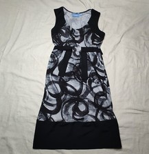 Simply Vera By Vera Wang Woman's Size XS Black/White Dress