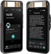 Speech to Text Live AI Caption Voice Recorder for Deaf and Hard of Hearing ADA