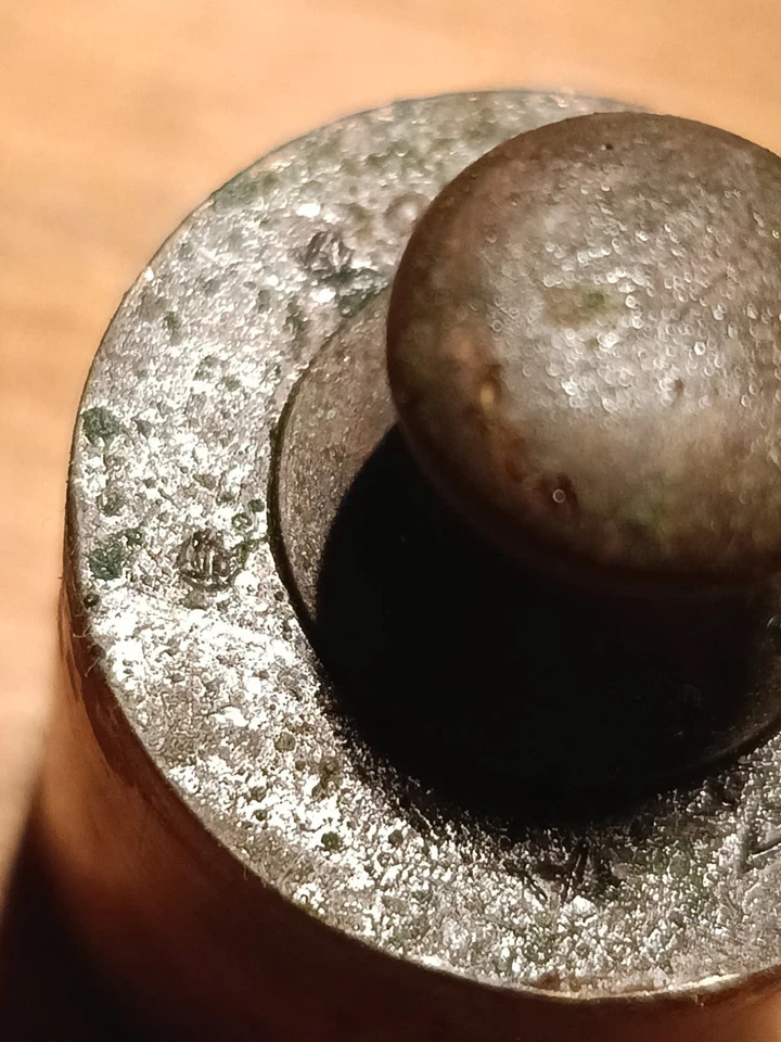 Ancienne boîte complète de 12 poids laiton allant de 1 à 500 grammes - Photo 4/4