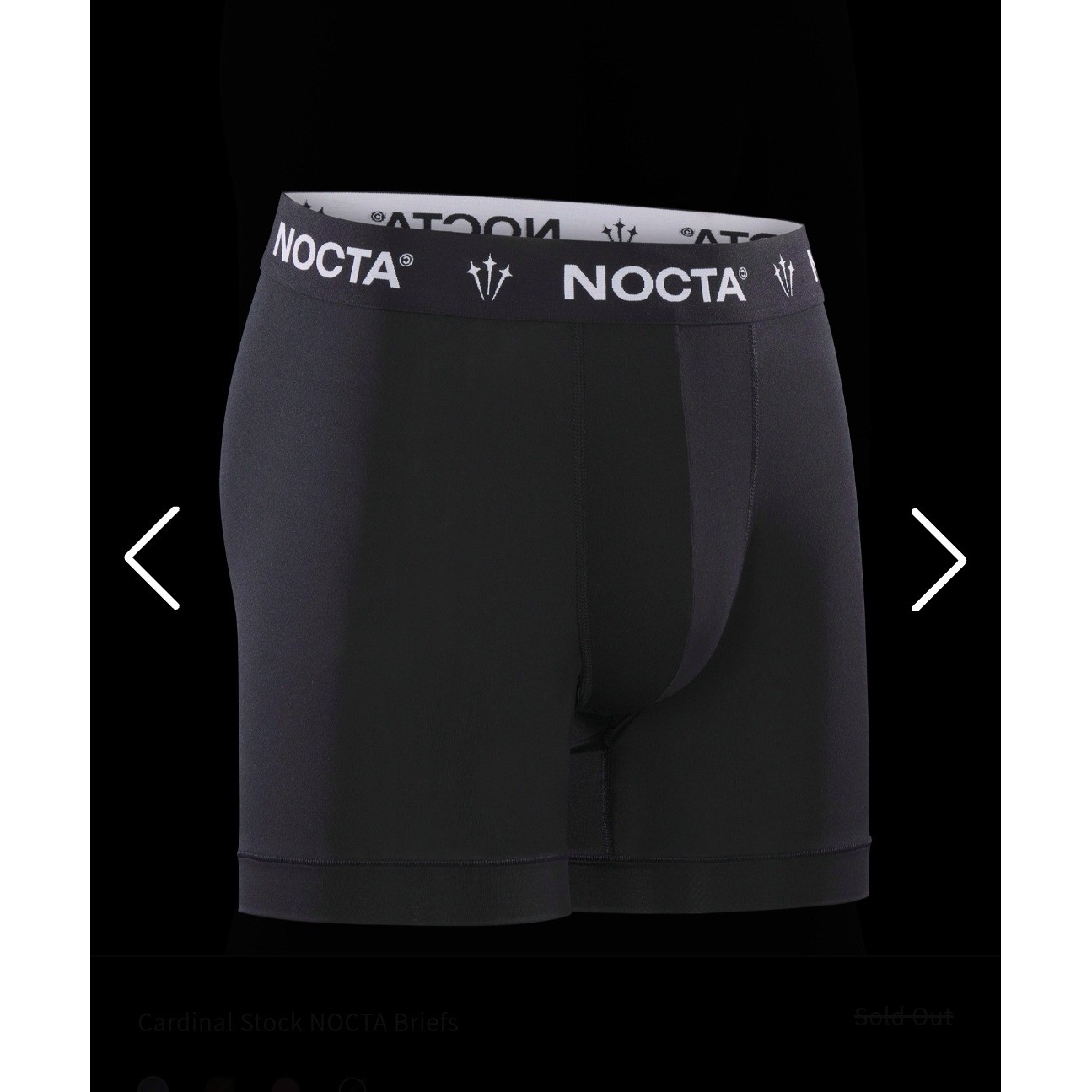Nike x NOCTA Cardinal Stock Briefs (3 Pack) black XL New thumbnail 2