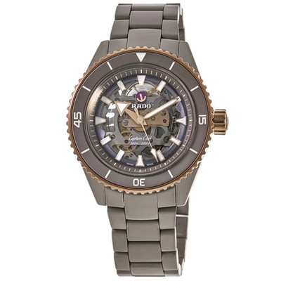 New Rado Captain Cook High-Tech Ceramic Skeleton Dial Men's Watch R32150162