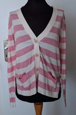 le tricot perugia strickjacke rose-creme gr S brustbr 52 länge54 arml.58cm - Bild 1 von 2