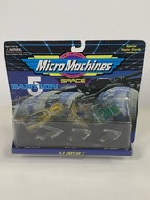 1994 Galoob Micro Machines 2 Babylon 5 Set Of 3 - Space - 65620 - NEW Sealed