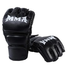 Guantes de Boxeo, Guantes de Medio Dedo Guantes de Kickboxing, Guantes de Saco de Boxeo MMA