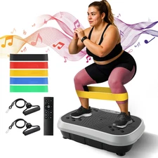 Vibration Plate Fitness Platform Exercise Machine Body Shaker Weight Loss New US