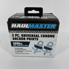 New Haul-Master Universal Chrome Anchor Points Truck Bed Tie Downs #95182