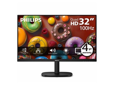 Philips 32B2U3601 32'' Class WQHD LED Monitor - 16:9 - 31.5'' Viewable - IPS Techn