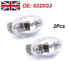 2x Side Indicator Repeater Lamp For Peugeot Partner Tepe 107 206 207 307 6325.G3