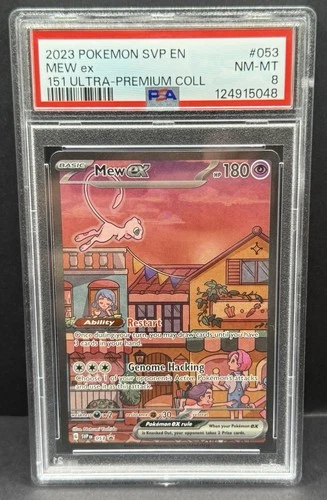 Mew EX 053 Pokemon Scarlet And Violet 151 Promo - PSA 8