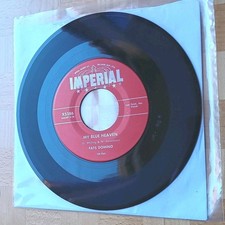 45rpm, Fats Domino, My Blue Heaven/I'm In Love Again, 1956, EX+original