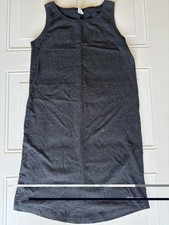The Black Dog T-Shirt Dress Dark Gray Sleeveless Size XS