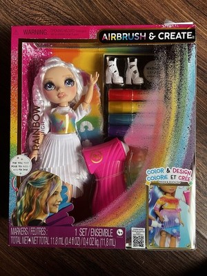 Rainbow High Air Brush & Create Fashion Dolls - Purple Eyes NEU OVP + KEIN PORTO
