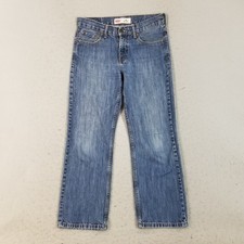 Levi's Jeans Mens 28x28 Blue 550 Relaxed Fit Medium Wash Denim 100 Cotton