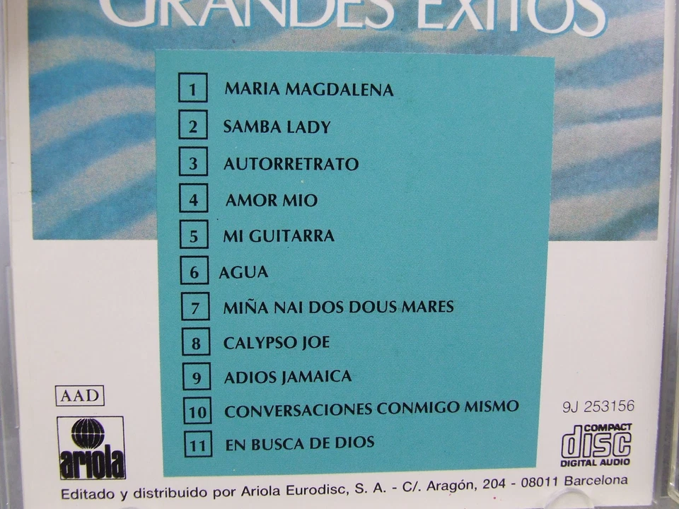 Juan Pardo - Grandes Exitos (CD, 1988 Ariola) Greatest Hits - Image 3 of 4