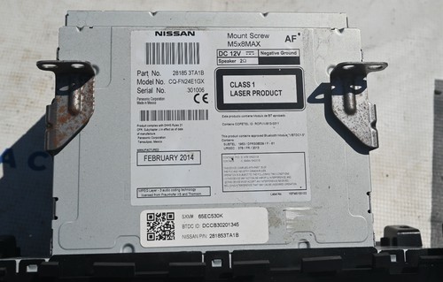 2014 Nissan Altima AM/FM Stereo CD Player Radio 28185-3TA1B USED XM Media - Bild 9 von 9
