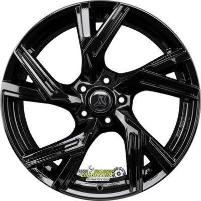 Arcasting Enea glossy black 8x18 ET35 - LK5/112 ML66.6 Felge Alu