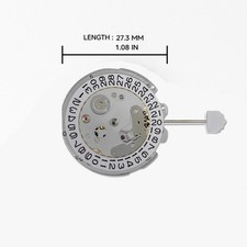 NH35 Seiko Automatic Movement 24 Jewel 3 O Clock Date Hacking Hand Wind DIY Mod