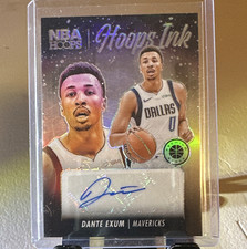 Panini 2023-24 Hoops Dante Exum #HI-EXU Mavericks Ink Prizm Auto Card