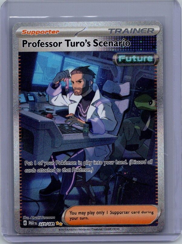 Professor Turo's Scenario 257/182 Paradox Rift Pokemon Holo NM