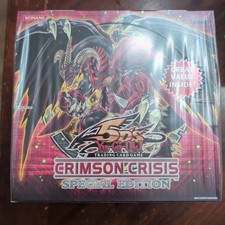 YUGIOH • 5DS CRIMSON CRISIS SPECIAL EDITION • BOOSTER BOX • UPPER DECK • SEALED