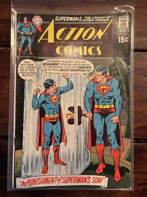 Action Comics #391 - AUG 1970 DC - The Punishment Of Superman s Son!