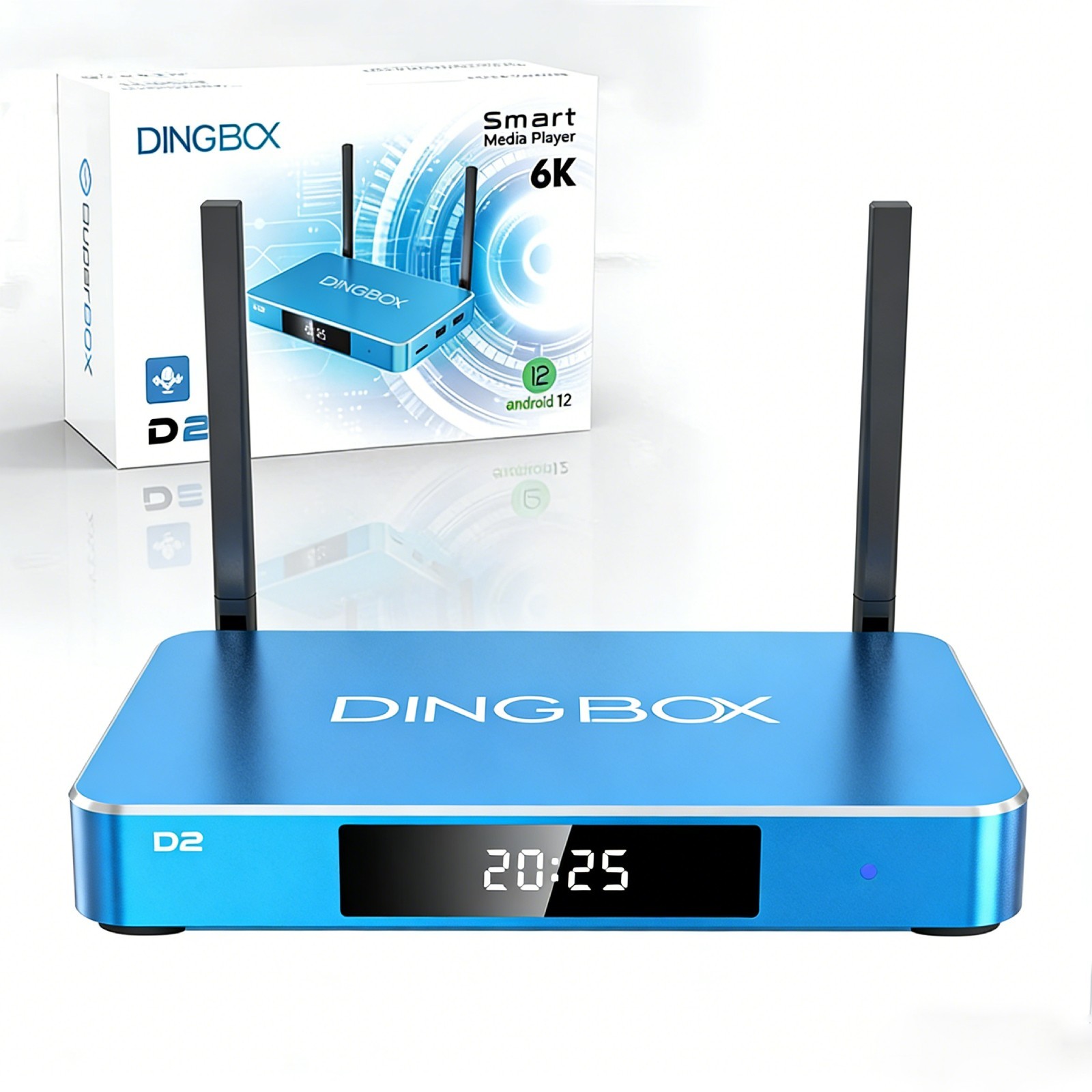 2026 Dingbox D2 6K 24/7 Extended Warranty - Same Day Shipping WiFi TV Box