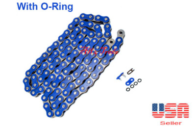 Blue Chain Color 520 x 120 with O-ring Most Kawasaki Motorcycles