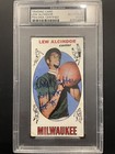 Lew Alcindor Kareem Abdul-Jabbar signed 1969-70 Topps Rookie Card PSA/DNA Auth